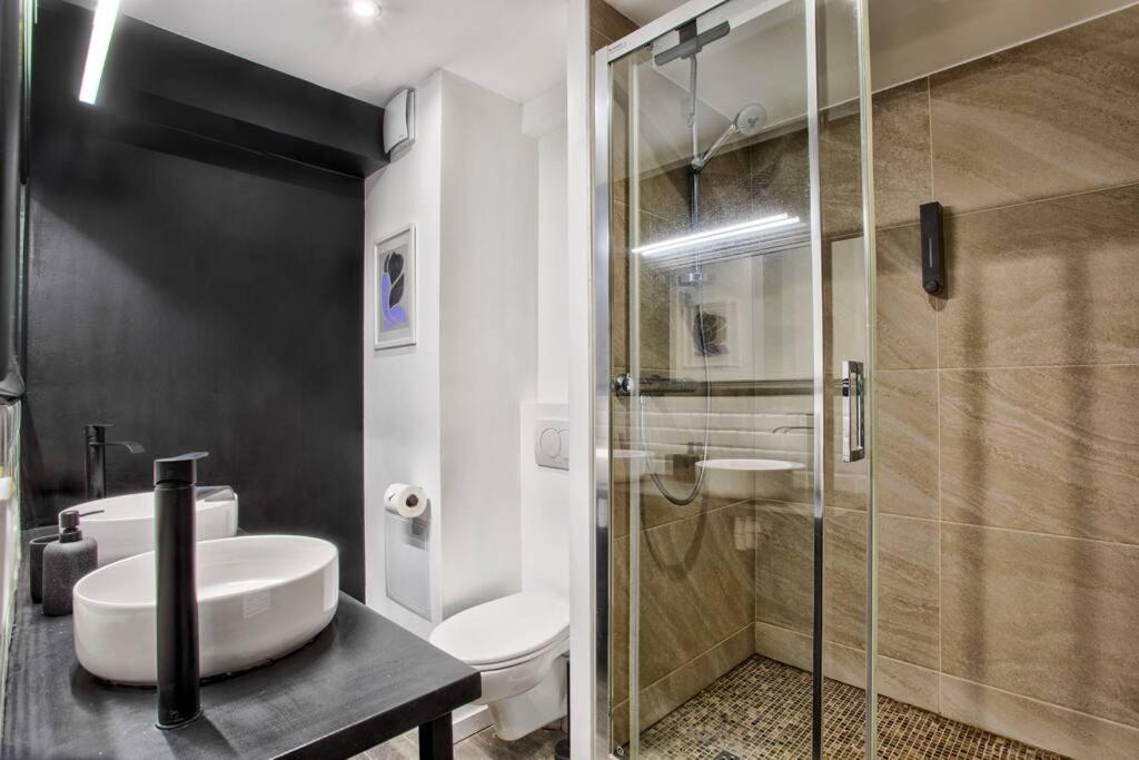 טרוביל-סור-מאר Deauville Luxury Blue Loft - Sauna And Inside Pool מראה חיצוני תמונה