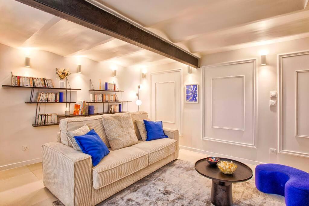 טרוביל-סור-מאר Deauville Luxury Blue Loft - Sauna And Inside Pool מראה חיצוני תמונה