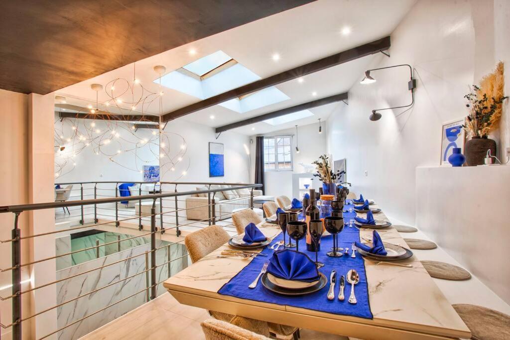 טרוביל-סור-מאר Deauville Luxury Blue Loft - Sauna And Inside Pool מראה חיצוני תמונה