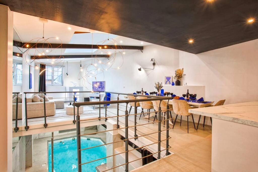 טרוביל-סור-מאר Deauville Luxury Blue Loft - Sauna And Inside Pool מראה חיצוני תמונה